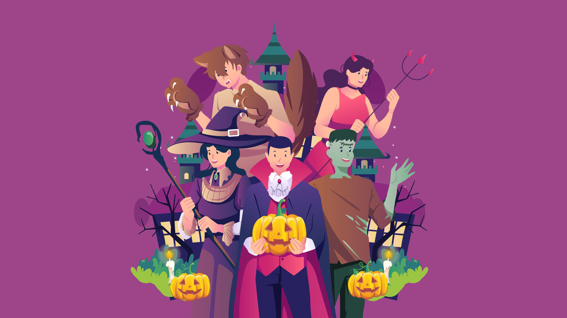 a-illustrated-picture-of-halloween-costumes